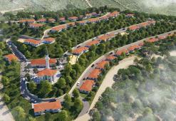 Yanan köy evlerinin inşa süreci başlıyor