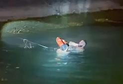 Polisten kaçan şüpheli, girdiği sulama kanalında boğulma tehlikesi geçirdi