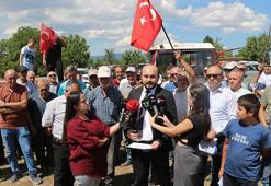 Bolu'da köylülerden 'taş ocağı' eylemi