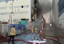 Arnavutköy‘de, 6 katlı iş merkezinde çıkan yangın söndürüldü