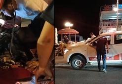 Otomobilin motoruna sıkışan yavru kediyi itfaiye ekipleri kurtardı