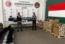 Kapıkule ve Hamzabeyli'de kaçak eşya ele geçirildi