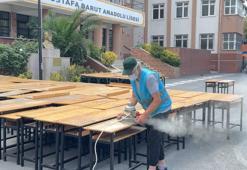 Avcılar ve Küçükçekmece’de denetimli serbestlik kapsamındaki yükümlüler okulları temizledi