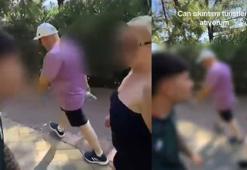 Turistlere hakaret edip sosyal medyadan paylaşan şüpheliye gözaltı