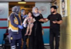 Evde bulduğu fare zehrini yiyen bebek, hastaneye kaldırıldı