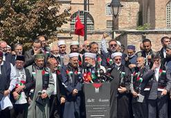 Gazze Konferansı'nın sonuç bildirgesi Ayasofya Camii'nde açıklandı