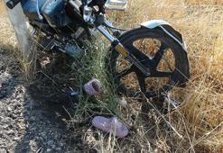 6 kişinin bindiği motosiklet devrildi; anne- baba ve 4 çocuk yaralandı