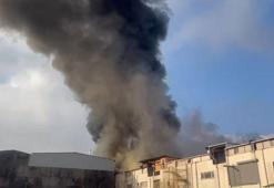 Bağcılar'da iş merkezinde çıkan yangın söndürüldü