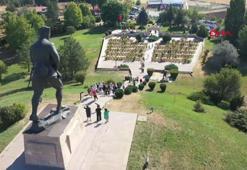 Dumlupınar Şehitliği havadan görüntülendi