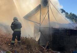 Kendi evini ateşe verdiği iddiasıyla gözaltına alındı