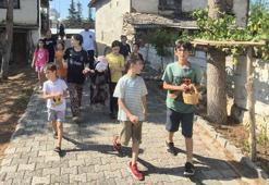 Amasya’da çocuklar yağmur duasına çıktı