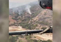 Aydın'daki orman yangını 4'üncü gününde
