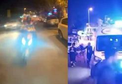 Avcılar'da iki motosikletli kafa kafaya çarpıştı