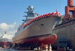 Yalova’da inşası tamamlanan TCG İçel denize indirildi