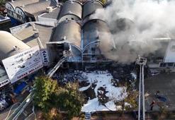 Bağcılar İSTOÇ'ta yangın; 17 iş yeri hasar gördü