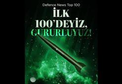 ROKETSAN, Defense News Top 100 Listesi'ndeki yerini korudu