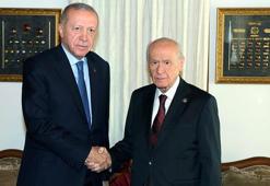 Cumhurbaşkanı Erdoğan, Bahçeli ile bir araya geldi