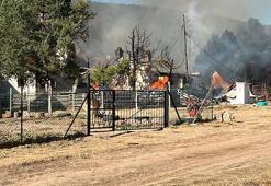 Bolu’da, yayladaki yangında 12 yapı kullanılamaz hale geldi