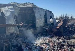 Niğde'de fabrikadaki yangında soğutma çalışmaları tamamlandı