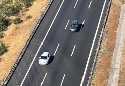 Cayrokopter ile kural ihlali yaptığı tespit edilen sürücülere ceza