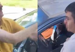 Otobüs şoförü, trafikte tartıştığı otomobil sürücüsünü darbetti