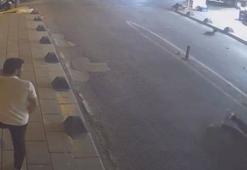 Bayrampaşa'da 2 motosikletin karıştığı kaza kamerada: 2 yaralı