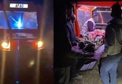 Yaylada ölen kişinin cenazesi amfibik araçla indirildi