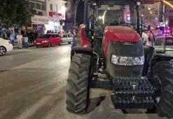 Traktörüyle 3 otomobile çarpan alkollü sürücünün ehliyetine el konuldu