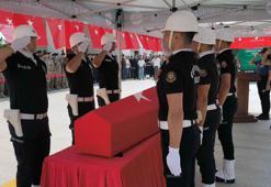 Şehit polis memuru memleketine uğurlandı