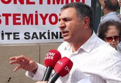 Küçükçekmece’de site sakinleri yönetimi protesto etti