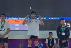 Milli halterci Adem Algül, Özbekistan’da şampiyon olarak Türkiye rekoru kırdı