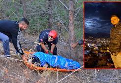 60 metrelik uçuruma yuvarlanan otomobildeki Muhammet, hayatını kaybetti