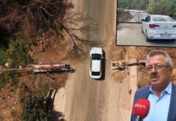 Muhtar sürgülü kapı yaptırdı; ormana yabancıların girmesi yasak