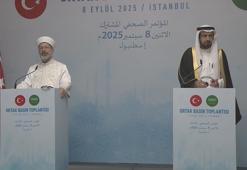 Diyanet İşleri Başkanı Erbaş Suudi Arabistan Hac ve Umre Bakanı Rabia'yla ortak basın toplantısı düzenledi