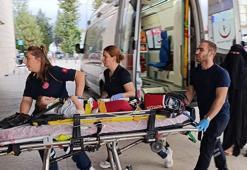 Bursa'da 3'üncü kattan düşen Ayea, ağır yaralandı