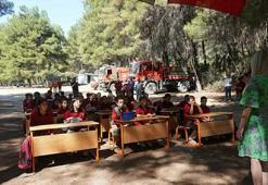 İlk ders zili ormanda çaldı