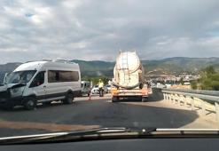 Tokat’ta fındık işçilerinin taşındığı minibüs ile kamyon çarpıştı; 8 yaralı