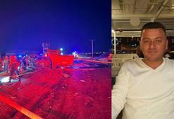 Otomobille kamyonet çarpıştı; 1 ölü, 2 ağır yaralı