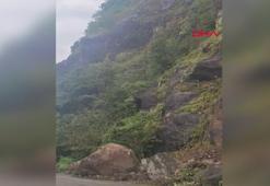 Artvin'de heyelan; kapanan Karadeniz Sahil Yolu ulaşıma açıldı