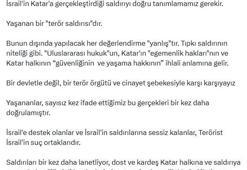 Destici: İsrail'in Katar'a saldırısı bir terör eylemidir