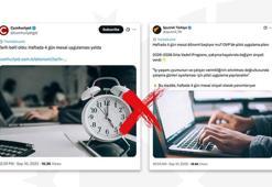 DMM’den haftada 4 gün mesai uygulamasına geçileceği iddialarına yalanlama