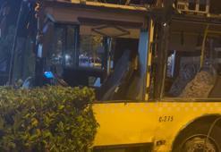 Ümraniye'de İETT otobüsü ile otomobil çarpıştı: 1'i ağır 2 yaralı