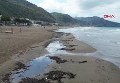 İnkumu sahilinde kirlilik