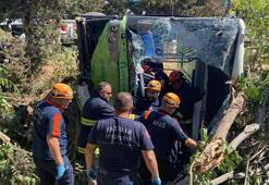 Direksiyonda fenalaşıp kaza yapan otobüs şoförü öldü