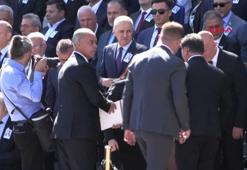 Eski TBMM Başkanı Karakaş için Meclis'te tören