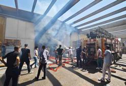 Mardin’de içecek deposunda yangın kontrol altında