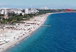 Antalya'da sahillerde 'sarı yaz' hareketliliği