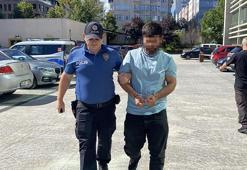 Araçlarının önünü kesip husumetlisi ve eşini darbeden şüpheliye gözaltı