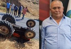 Devrilen traktörün sürücüsü öldü