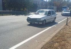 Yolun karşısına geçerken otomobilin çarptığı yaya öldü